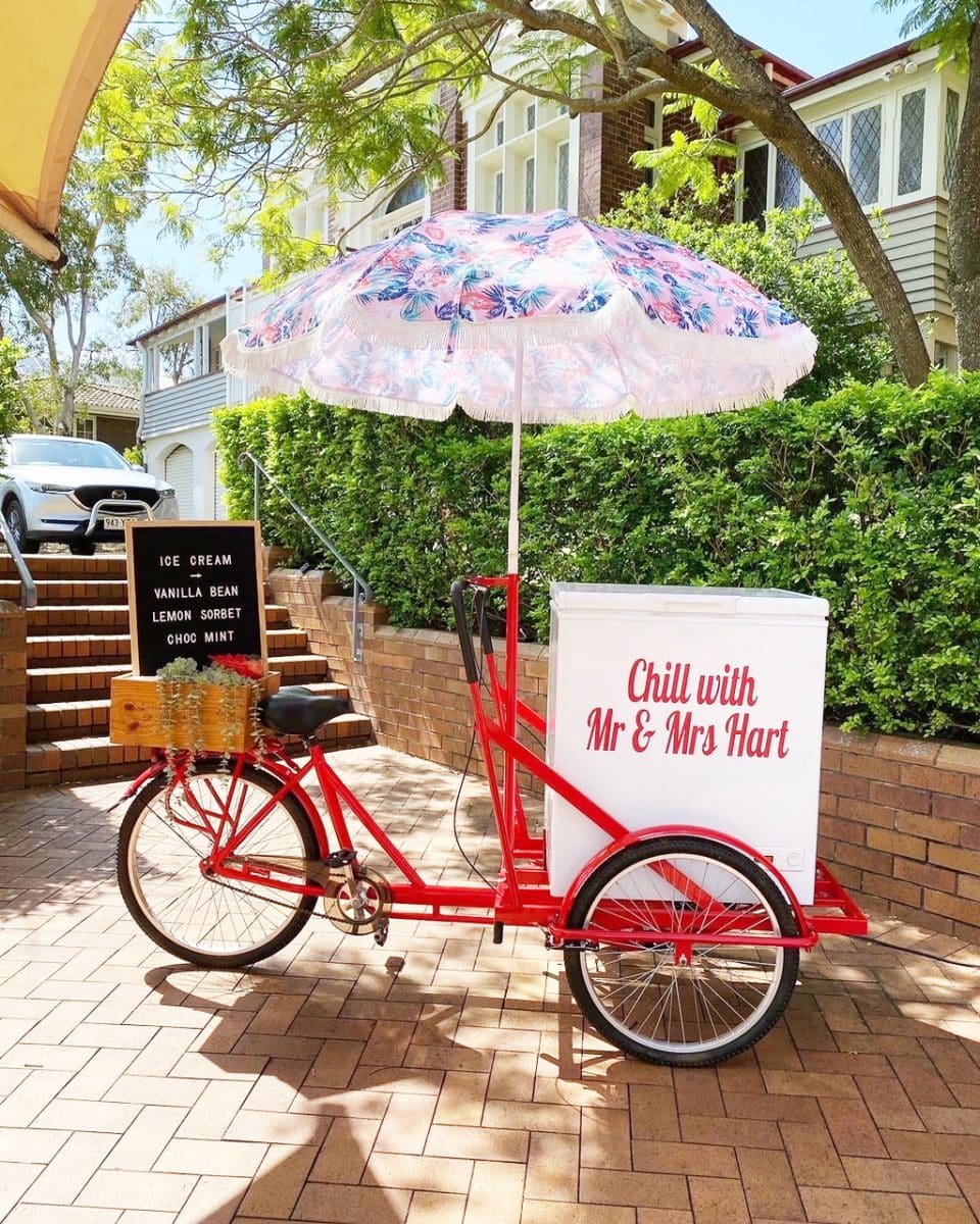 Brisbane Red Ice Cream Bike