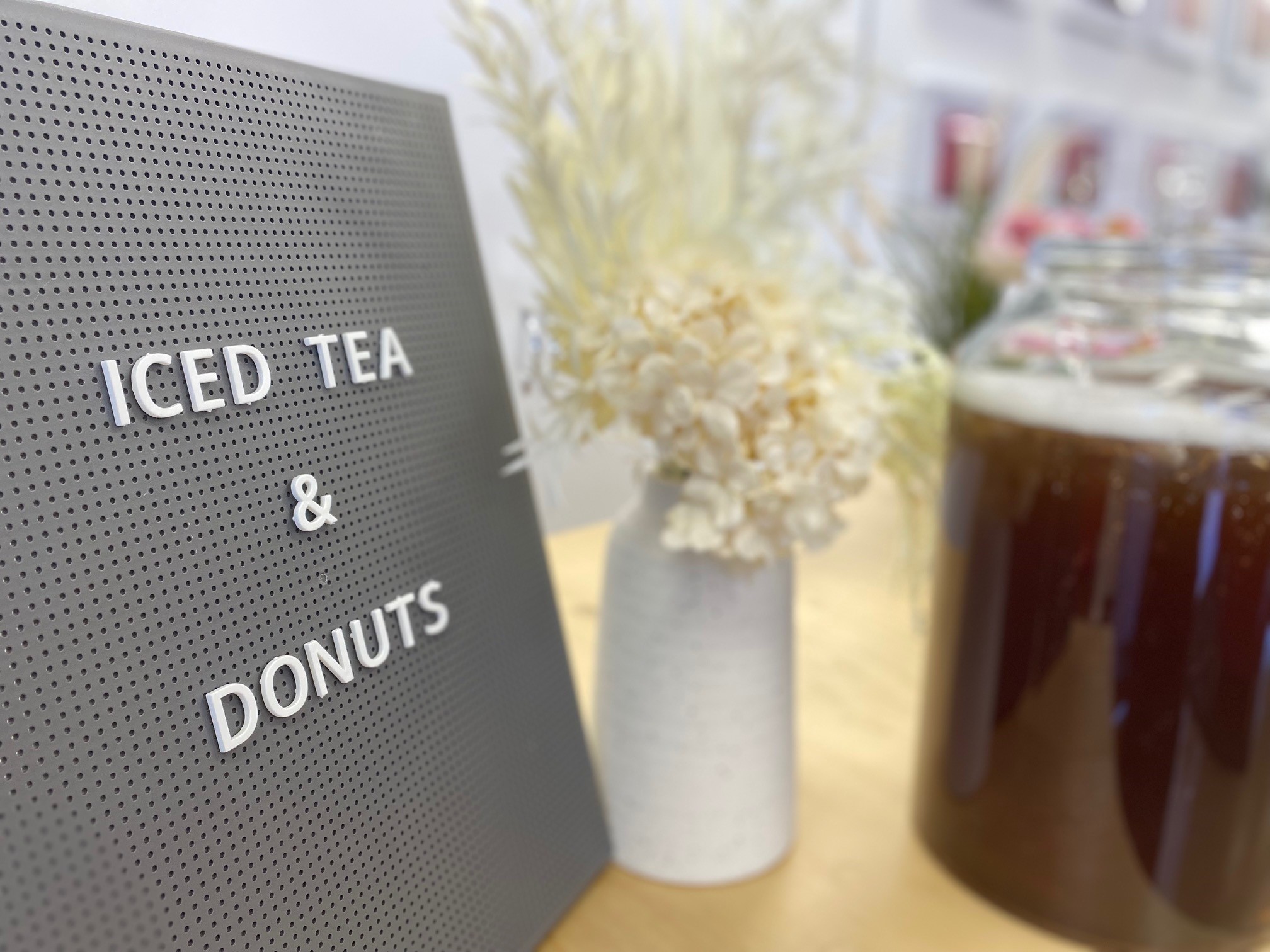 Iced Tea And Donuts Cart Hire Brisbane