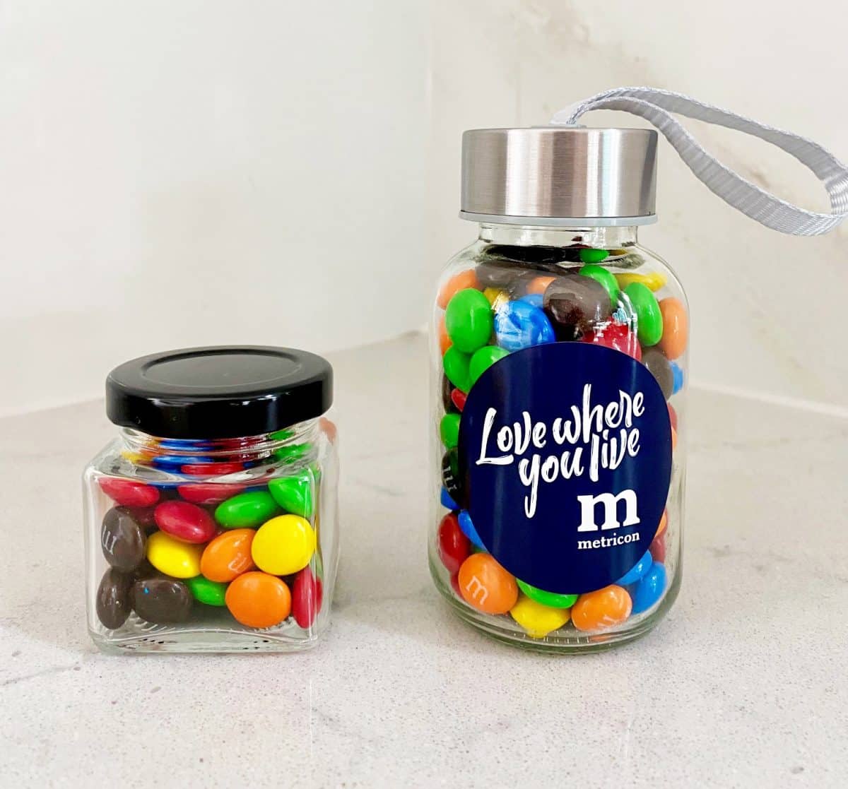 M&m Jars For Promotions Brisbane Small